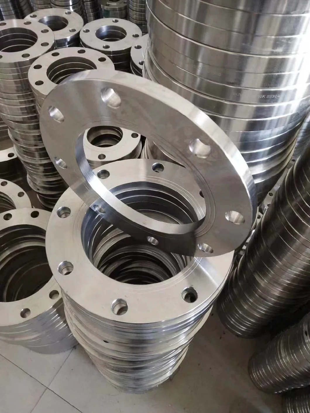 8" JIS10K 200A Slip on Sop Carbon JIS B2220 5K 10K 16K 20K Stainless Steel 316L Forged Plate Welding Flange