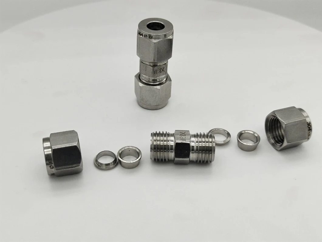 Zg/NPT 1 Inch Stainless Steel Fitting Thread Hex Nipple OEM, NPT/BSPT Male Thread Connectors Hex Nipple