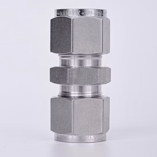 Doppelklemmring-Kompressionsverbinder 316 Edelstahl Swagelok Rohrverschraubung T-Winkelverschraubung mit Schneidringen für die Instrumentierung