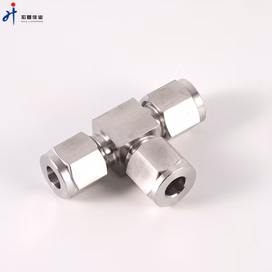 Edelstahl DIN2353/ISO8434.1 Leichte 6L-42L-Einzelhülsenverbindung, leichte hydraulische Verschraubung