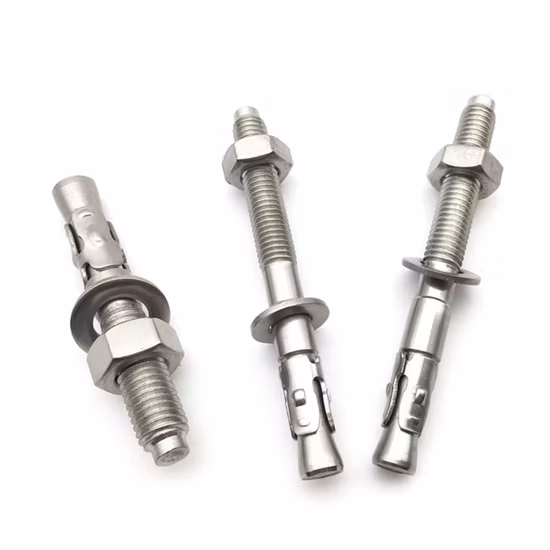 Kohlenstoffstahl /SS304/A2-70/DIN6921/DIN933/DIN931/Flanschschraube/Sechskantschraube/Schlittenschraube/T-Kopfschraube/Bügelschraube/Keilankerschraube